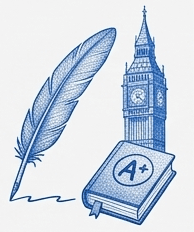 English / Bahasa Inggeris illustration